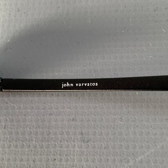 JOHN VARVATOS Black Gunmetal Metal Navigator Sunglasses - Picture 6 of 9